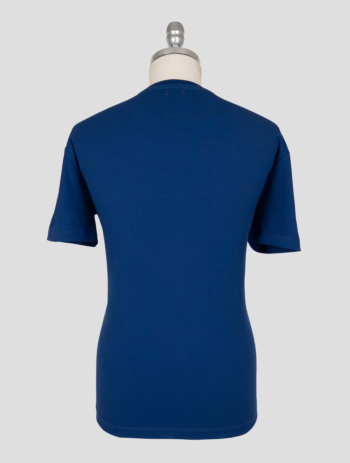 NEW KITON BLUE COTTON T-SHIRT EU 58 - US 48 - 3XL KMZ56 gallery