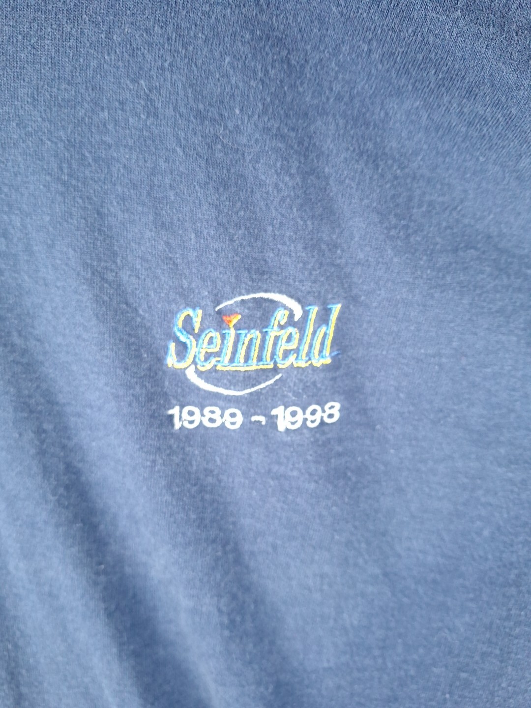 Vintage 90s Seinfeld 1989-1998 T Shirt Official Show Promo NBC Mens L Made In US gallery