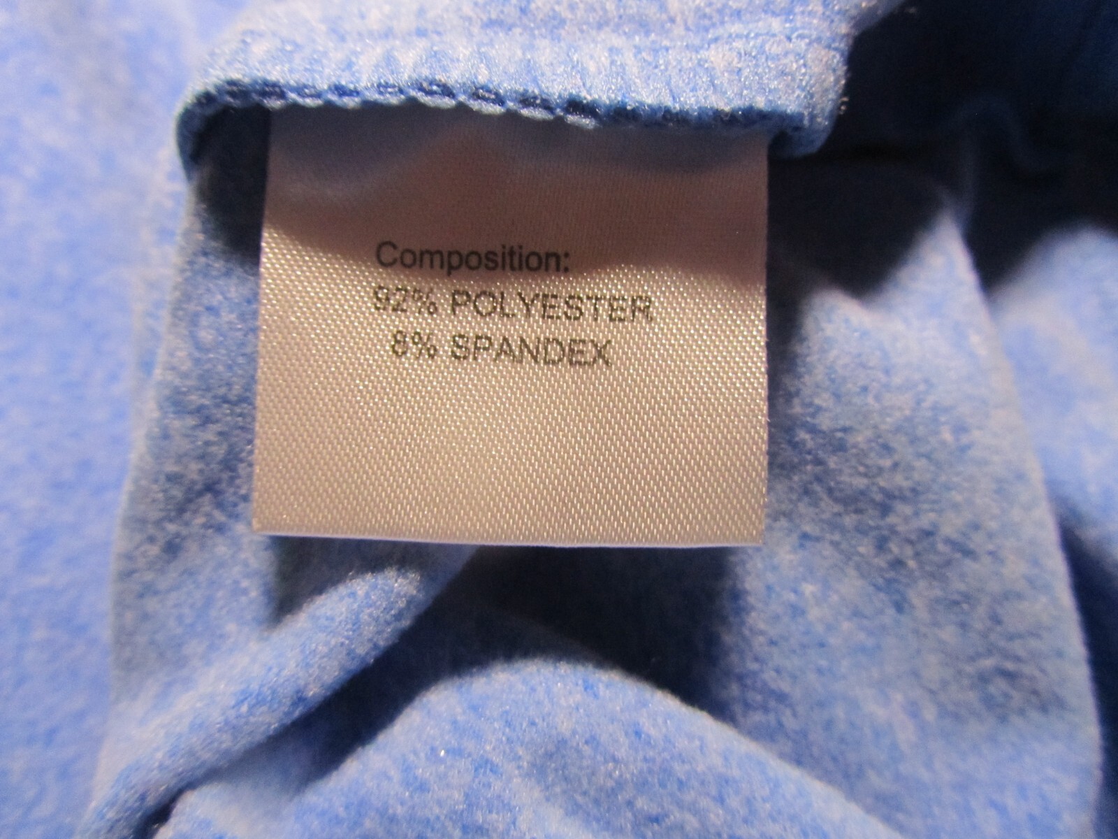 TACVASEN Mens 1/4-Zip Long-Sleeve Shirt, Blue, Polyester, Size L, New gallery