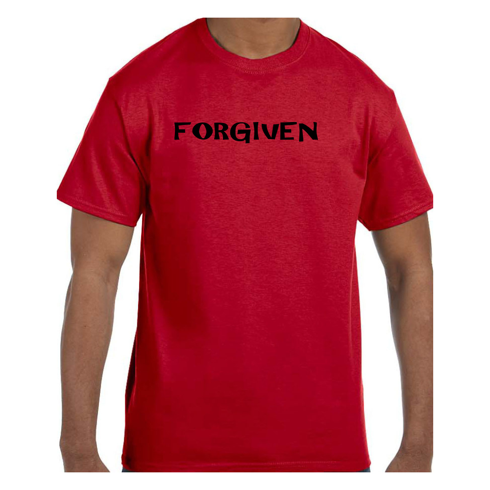 Christian Religious Tshirt Forgiven Short or Long Sleeve