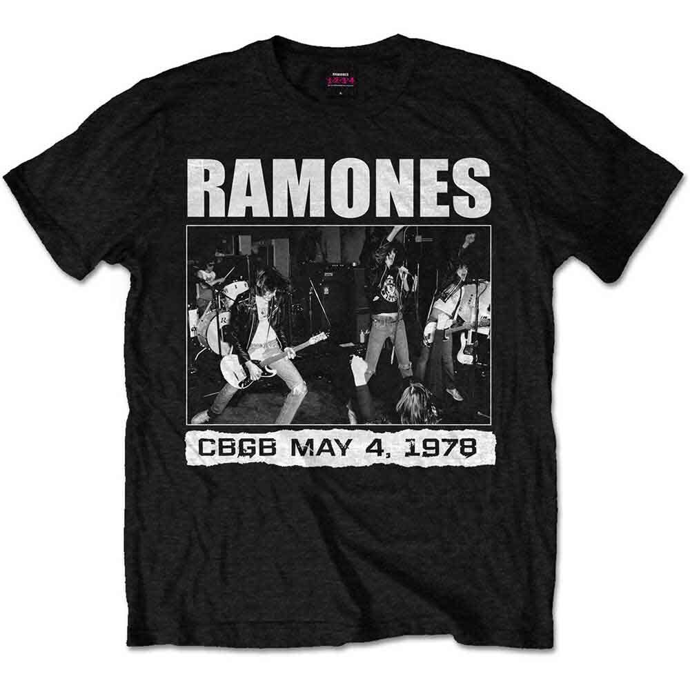 Ramones CBGB 1978 T-Shirt Black New gallery