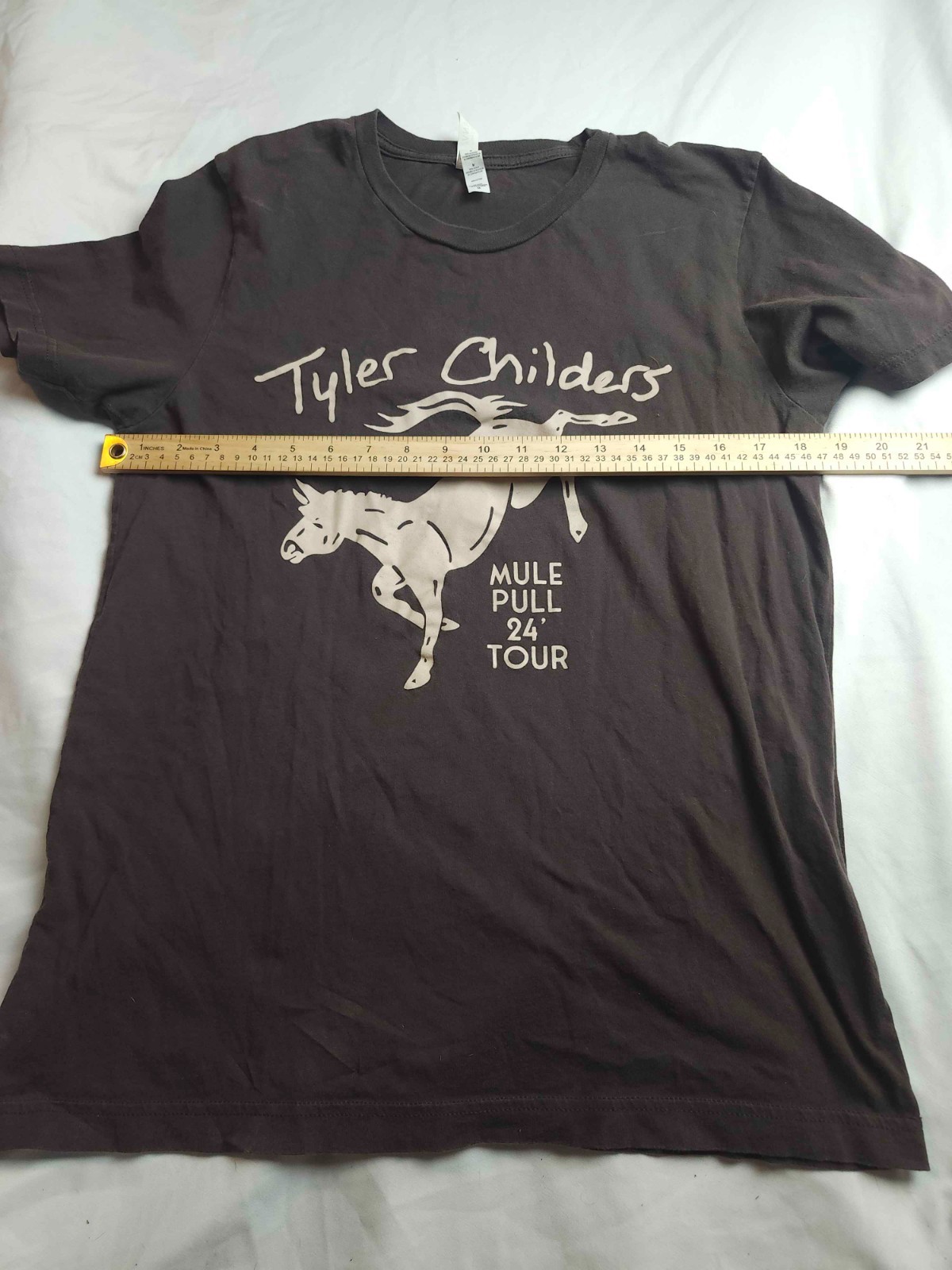 Tyler Childers Mule Pull 24 Tour Shirt Mens M Black Western Americana Indie Folk gallery