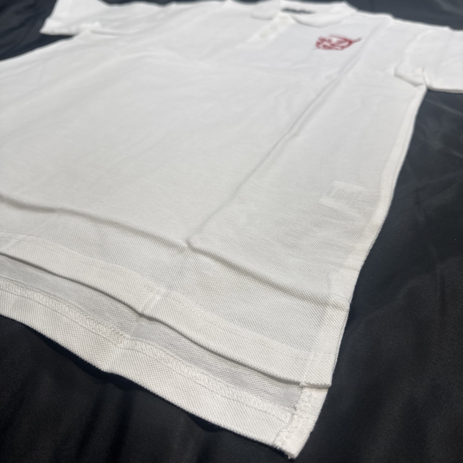 Demon Dodge White Polo Mens Automotive Shirt Embroidered Muscle Car Horsepower gallery