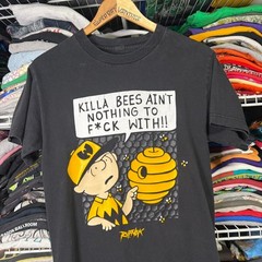 Ruf nek Wu tang clan Charlie Brown graphic t shirt black S