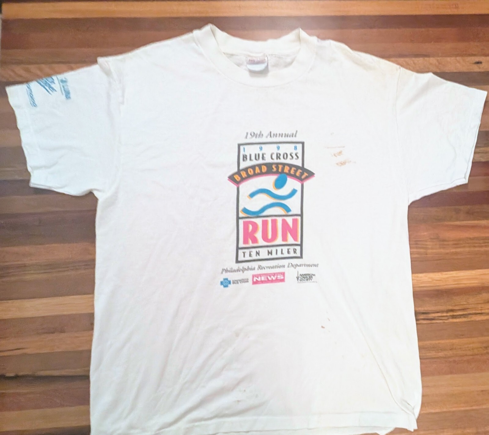 Broad Street Run Race Shirts & Bibs from 1998 + 2012-14 + 2016-20. 9 shirts gallery