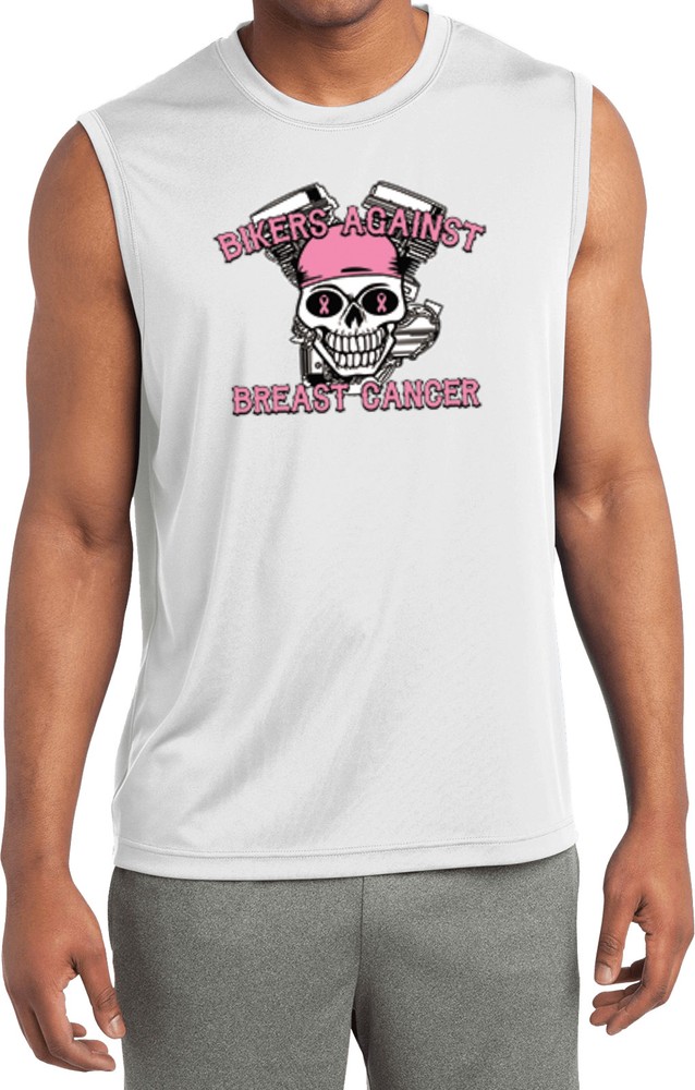 Buy Cool Shirts Bikers Against Breast Cancer Sleeveless Competitor Tee