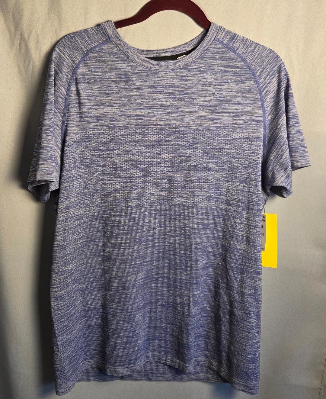 Zella Blue T-Shirt Moisture-Wicking Quick Dry Low Compression Gym & Training NWT gallery