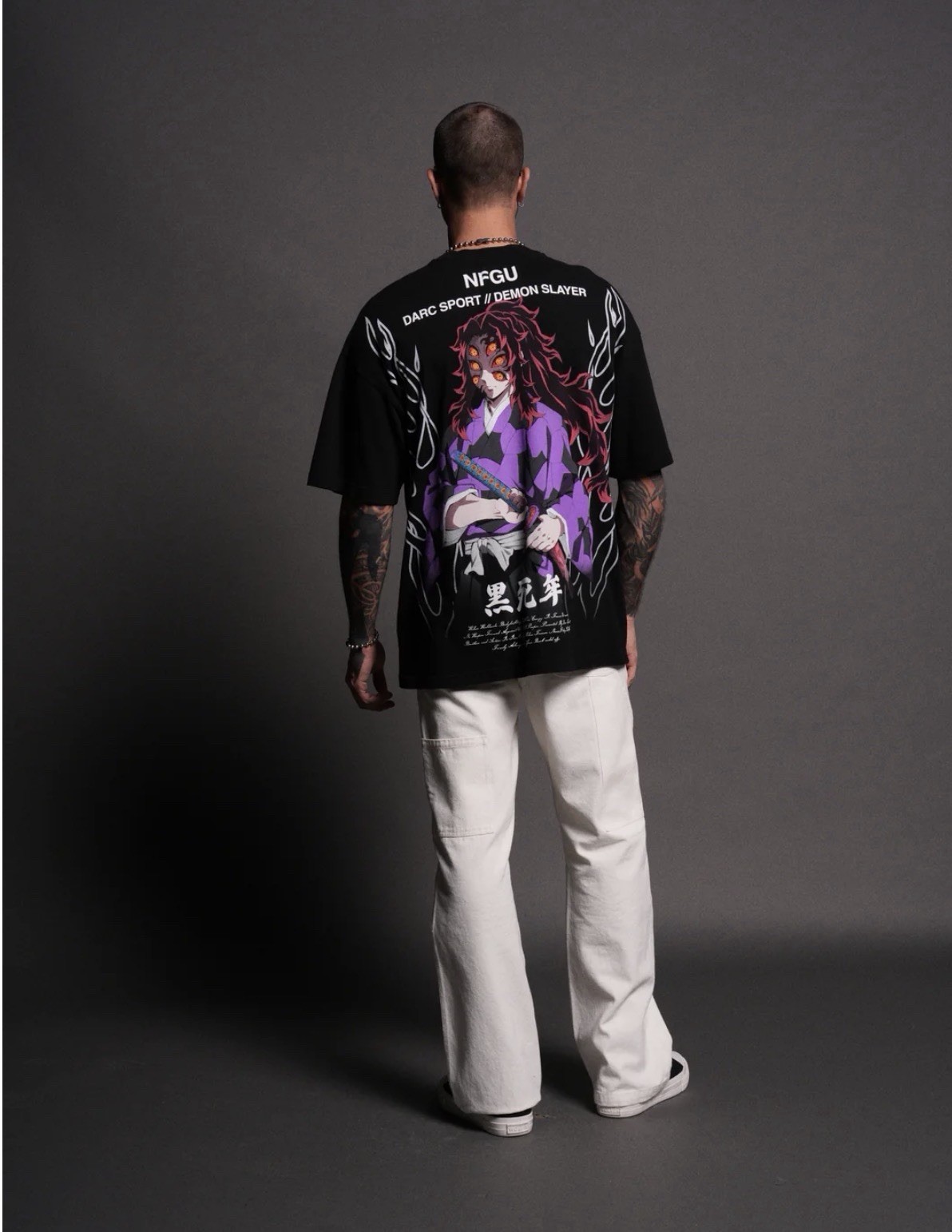 DARC SPORT Kokushibo Black Oversized T-Shirt SIZE LARGE gallery