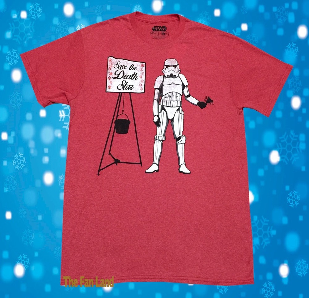 New Star Wars Stormtrooper Save the Death Star Men’s Christmas Mens T-Shirt