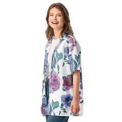 Colourful Flowers Unisex button shirt