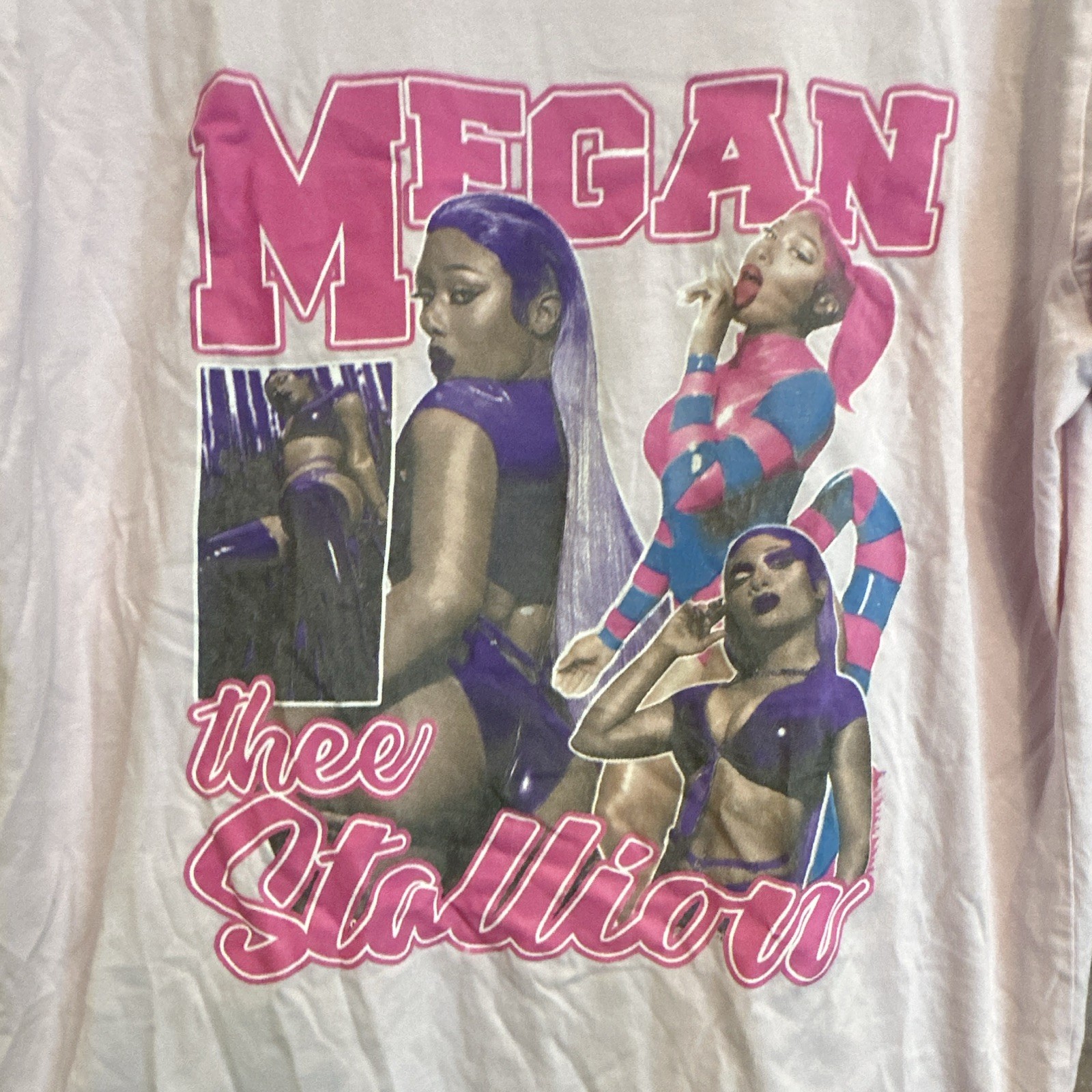 CSW 24/7 Megan Thee Stallion Hotgirl Summer Tour Pink Graphic Tee Men's L gallery