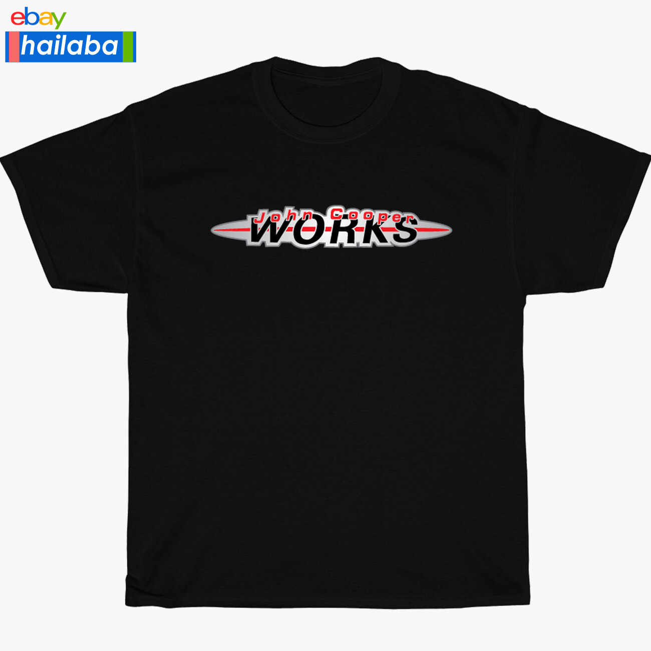 New John Cooper Works Mini Logo Black/Navy/Sport Grey/White Men's T-Shirt S-5XL gallery