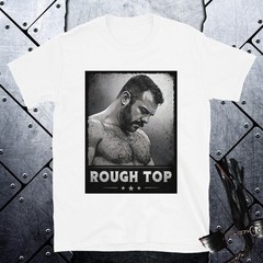 Rough Top Shirt Tom Of Finland Style Muscle Man T-shirt For Gay Men Leather Dadd