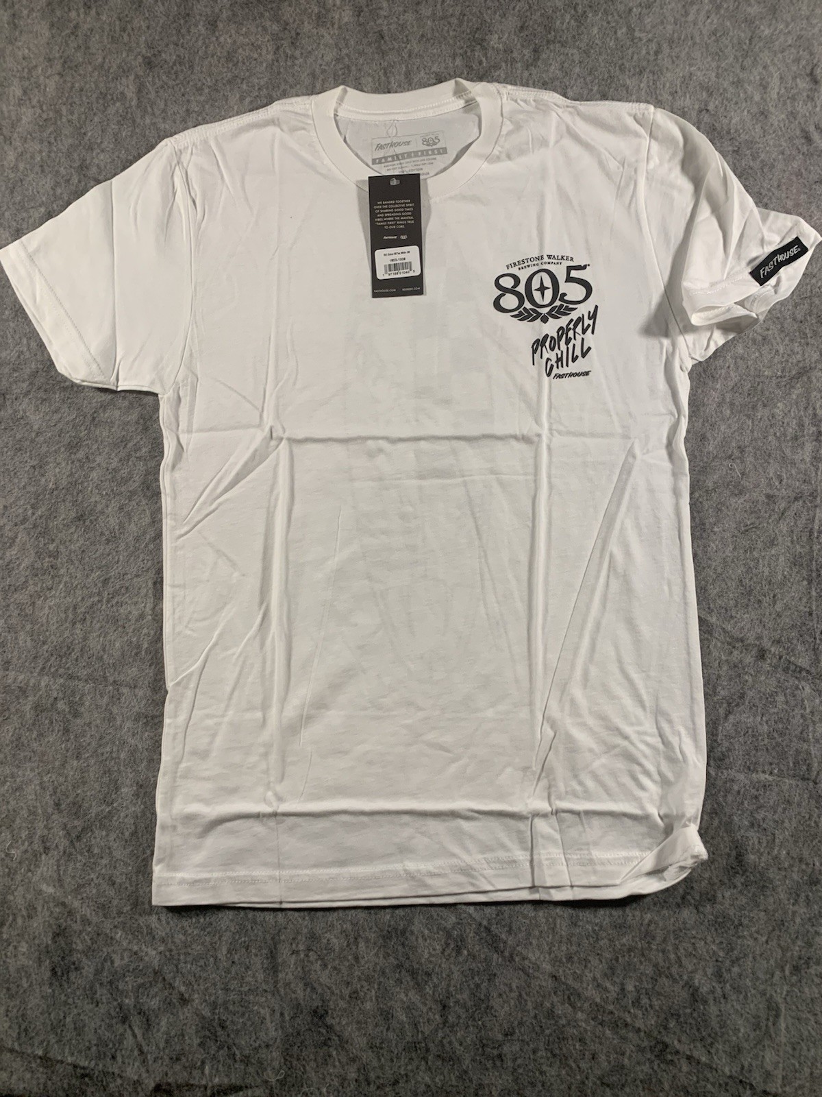 NWT Fasthouse 805 Quiver T-Shirt White Properly Chill BRAND NEW gallery