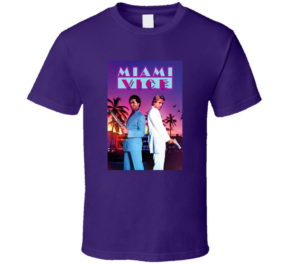 Miami Vice Tee Retro 80s Television Series Tv Show Fan T Shirt gallery