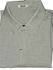 COOFANDY Men’s Casual Linen Button Down Shirt Short Sleeve Beach Shirt NEW Med.