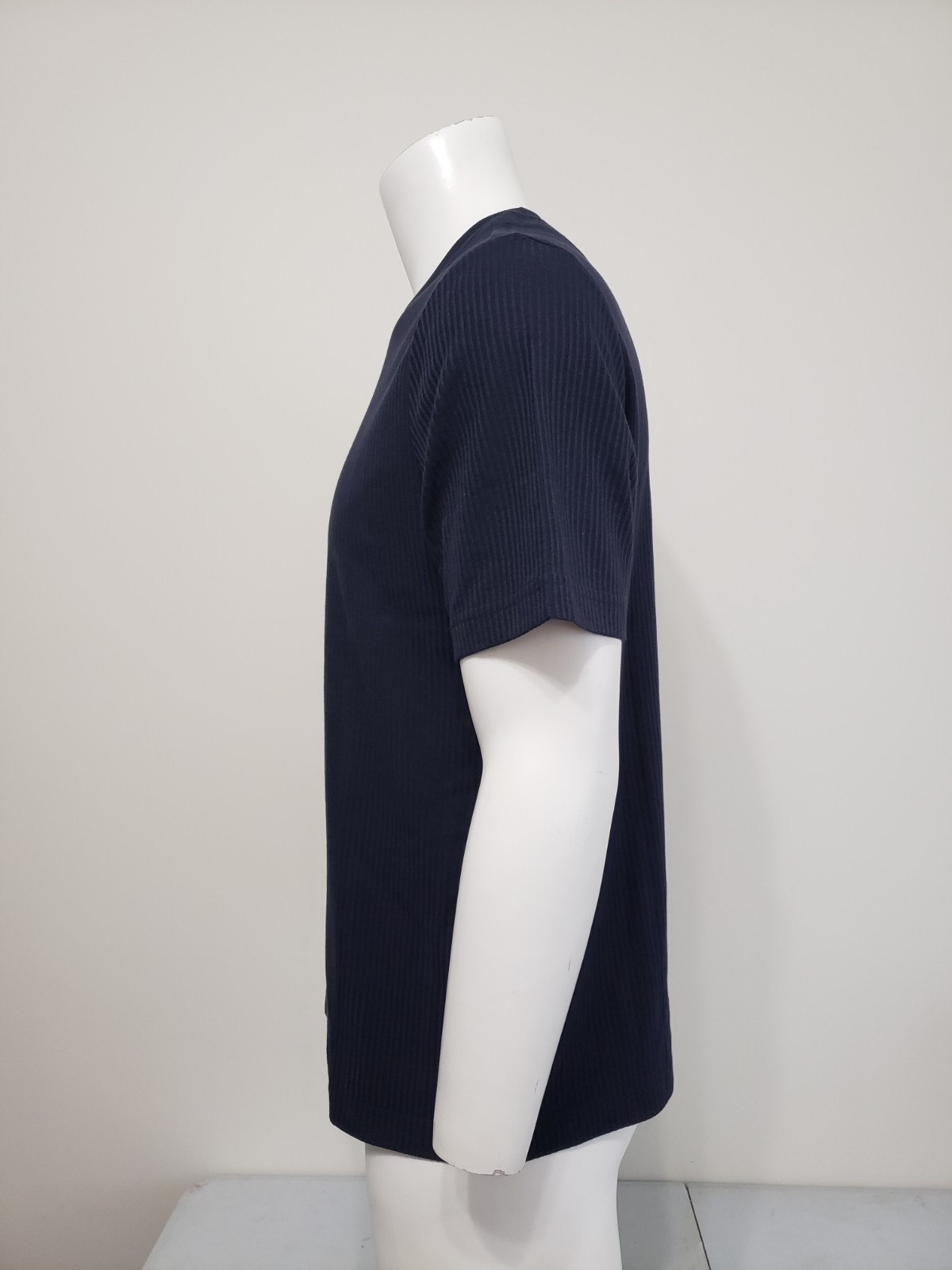 Ted Baker Men's Drop Needle Rib Crew Neck Tee Sky Captain Size M gallery