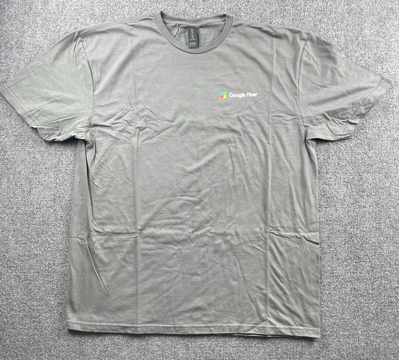 NEW Google Fiber T shirt Mens XL Gray Tech Electronics Tee gallery