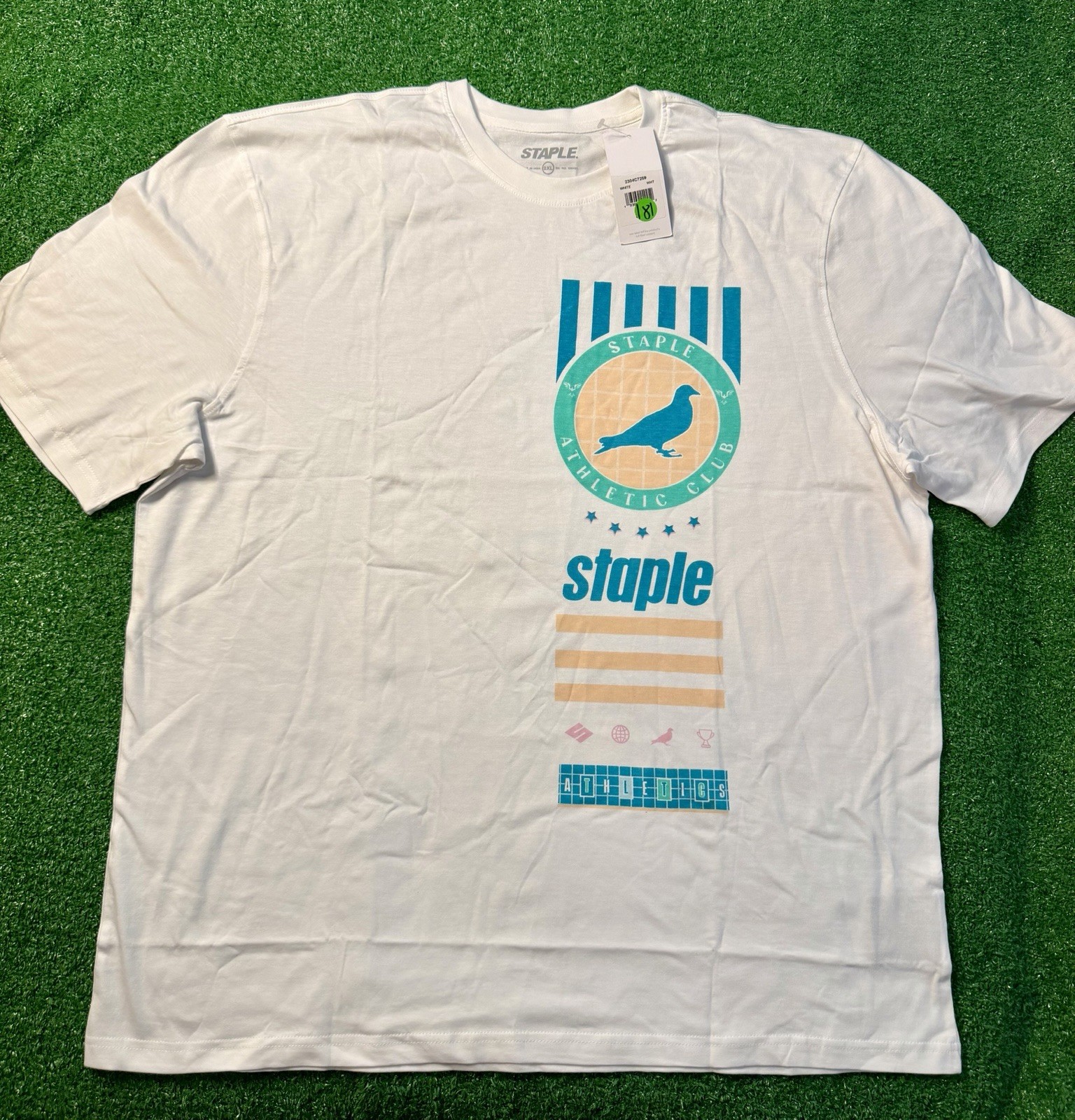 Staple Pigeon Graphic T Shirt Mens Size XXL White Logo Tee NWT gallery