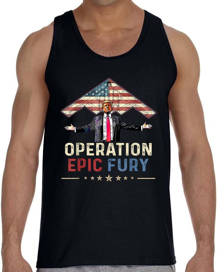 Operation Epic Fury Print 2 Sides Tank Top