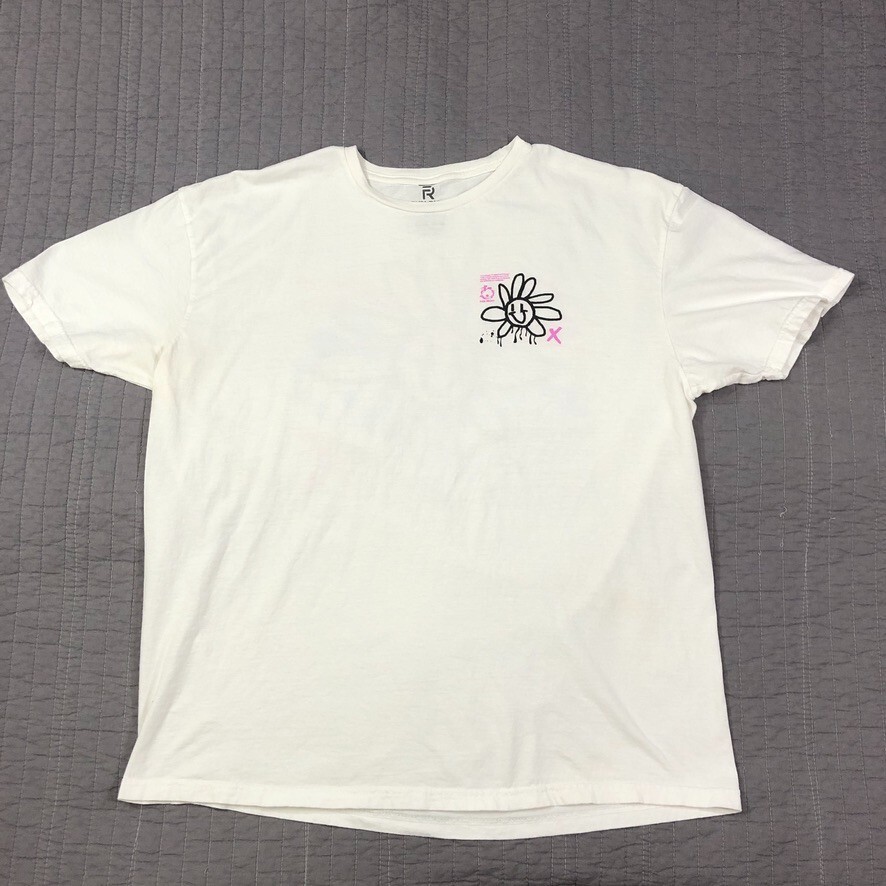 FKN Rich T Shirt Men XL White Graffiti Streetwear Modern Art Summer Collection gallery