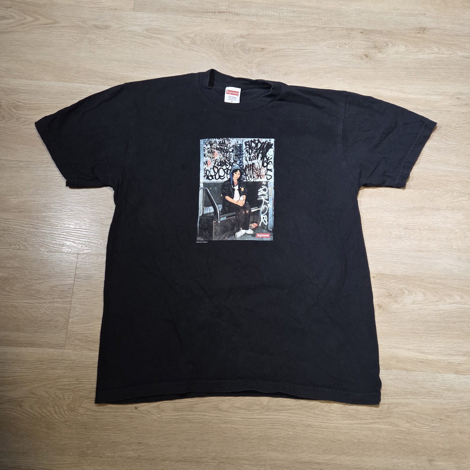 Supreme LADY PINK FW21 Tee T-Shirt Black Size M Medium SKATE STREETWEAR