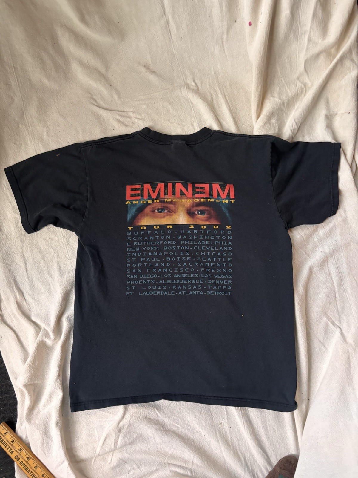 Vintage 2000s Eminem t-shirt M/L Marshall Mathers LP Rap shirt Family Values gallery