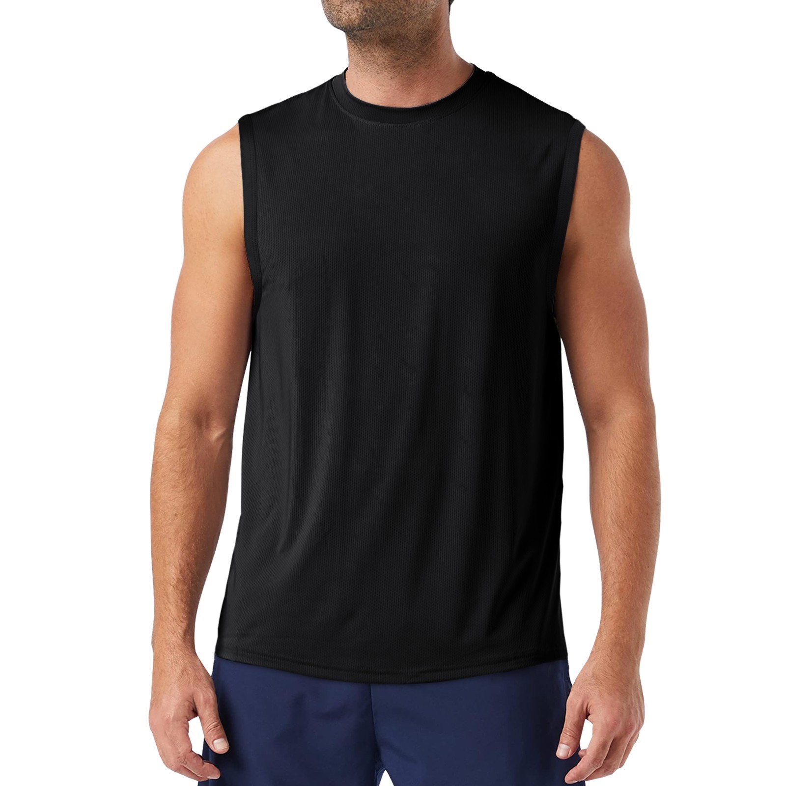 3 Pack Mens Sleeveless Quick Dry Tank Tops for Gym Workout Running Beach Sport gallery