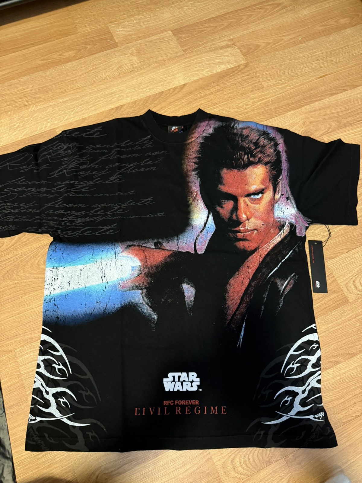 Civil Regime x Star Wars Anakin Skywalker Shirt - Size Medium M gallery