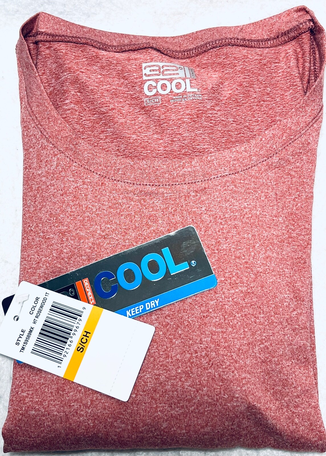 32 DEGREES Men's T-Shirt Quick Dry Soft Stretch Crew Neck Anti Odor / Static NWT gallery
