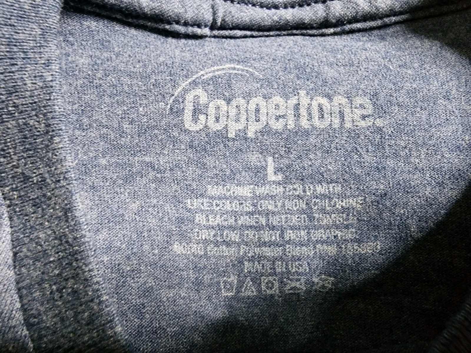 Retro Mens L Coppertone Baby Sunscreen Logo T Shirt Made In USA gallery
