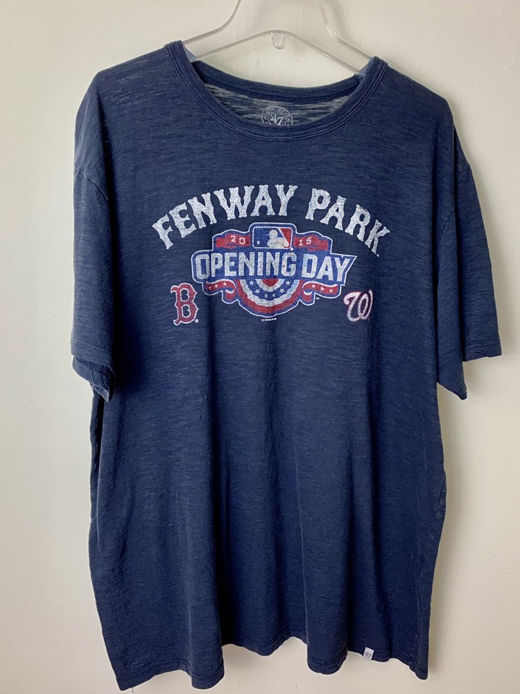 Fenway Park t-shirt men’s size 2xl short sleeve semi sheer opening day 2015