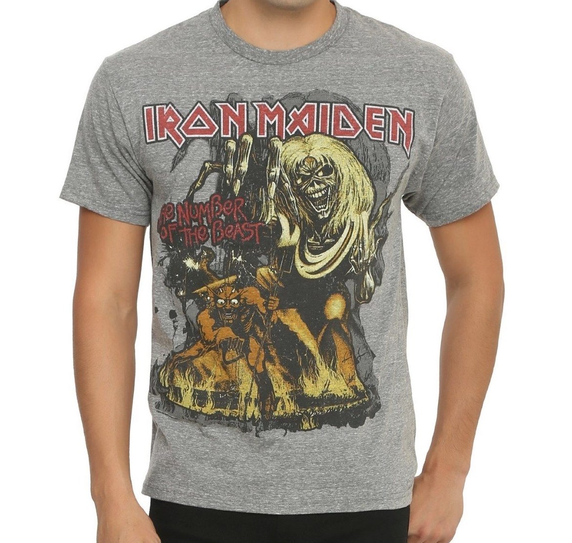 Iron Maiden NUMBER OF THE BEAST NOB T-Shirt NEW Licensed & Official gallery