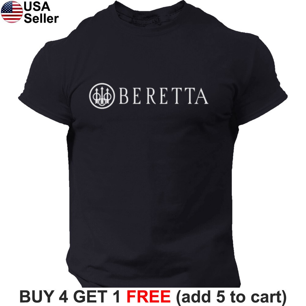 Beretta T-Shirt Firearms 2nd Amendment Gun Rights Rifle Tactical M9 Pistol BBR01 gallery