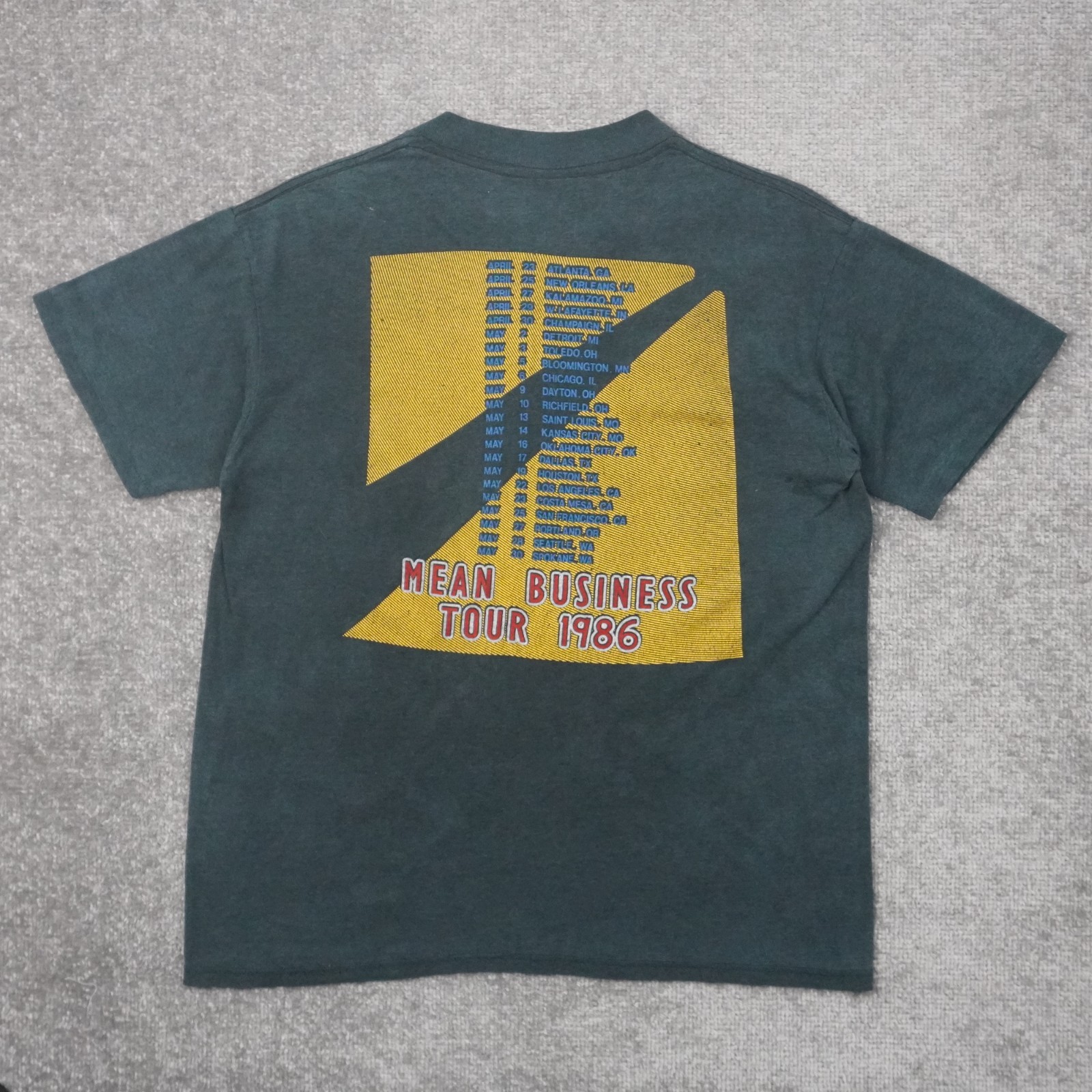 Vintage The Firm Mean Business Tour Music Mens XL Black Short Sleeve T-Shirt gallery
