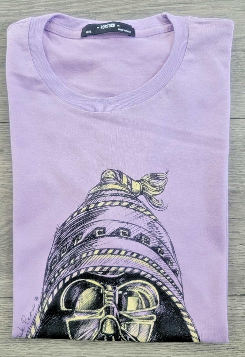 Peruvian Design T Shirt Unisex Size S *** Chullo - Andean Knitted Design gallery