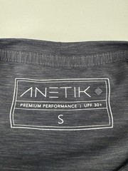 ANETIK Boca Hawaii Performance Shirt UPF 30+ Men’s S Gray Running Workout Hike