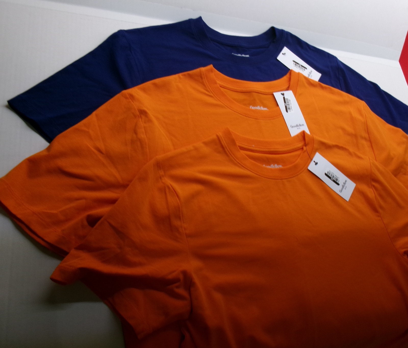 QUALITY Crewneck Short Sleeve T-Shirts COTTON MODAL blend Goodfellow S L or XL gallery