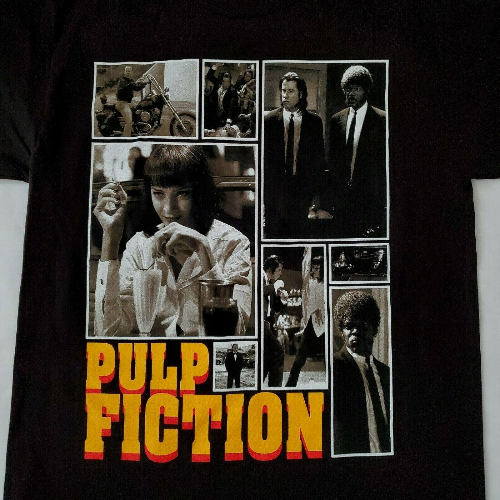 FREE SAME DAY SHIPPING Tarantino PULP FICTION Thurman Travolta Shirt Size XL gallery