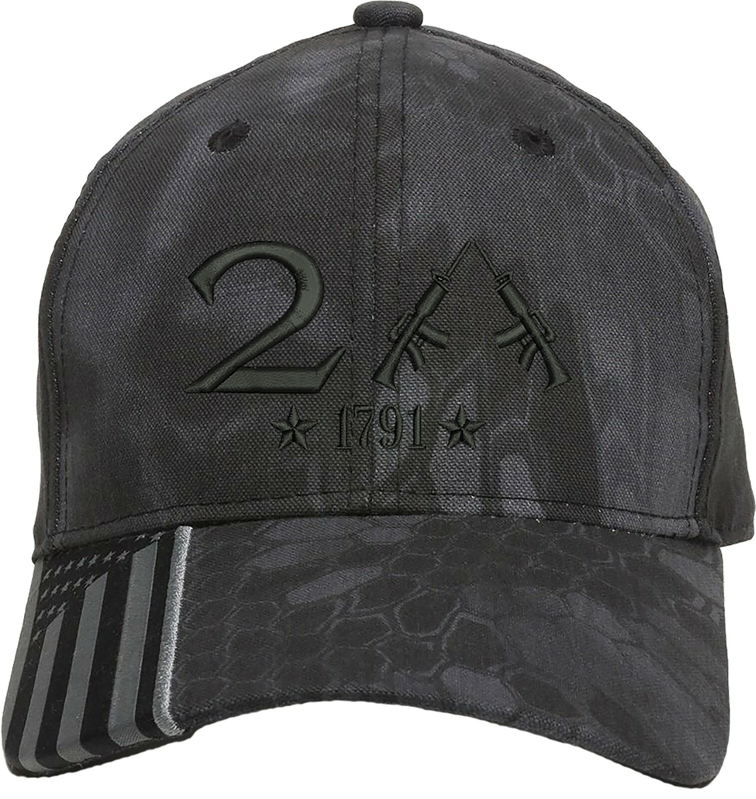 Only 2nd Amendment 1791 Guns Embroidered One Size Fits All Baseball Hats gallery