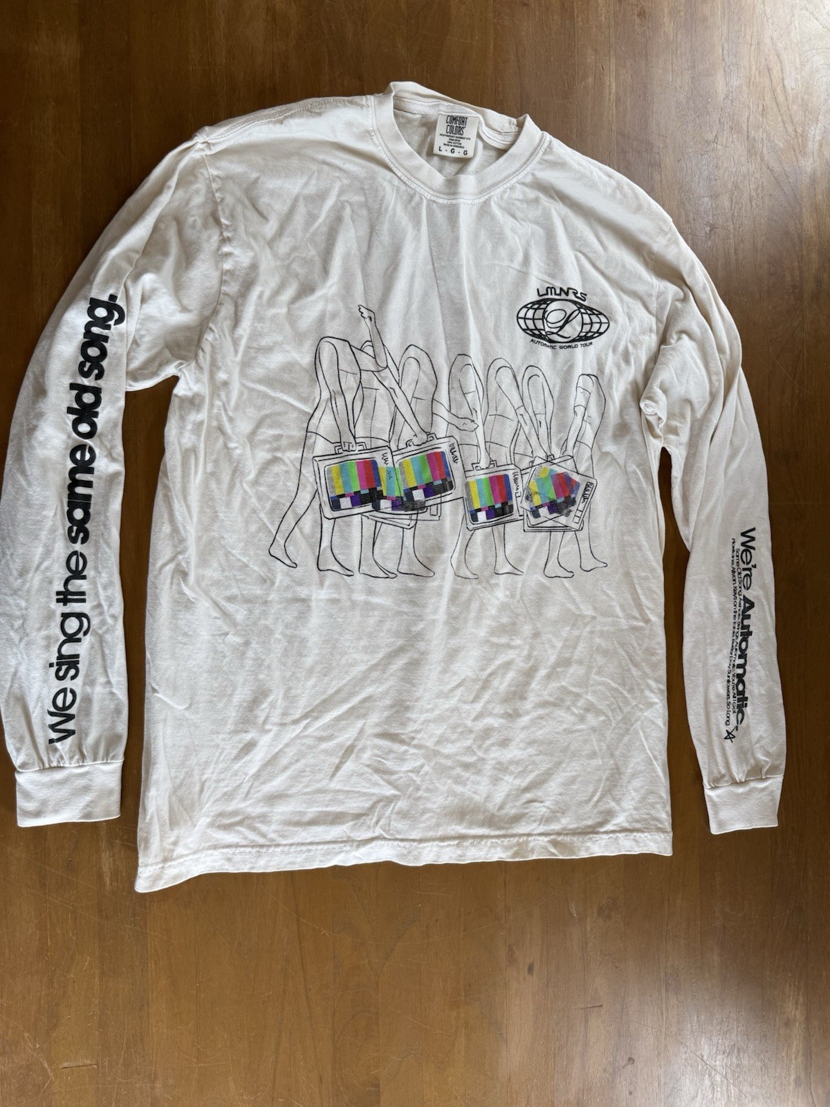 The Lumineers Automatic World Tour North America Concert T-Shirt Mens Large gallery