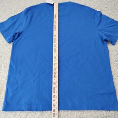American Eagle Shirt Mens Medium Blue Preppy Casual Essential Super Soft Crew