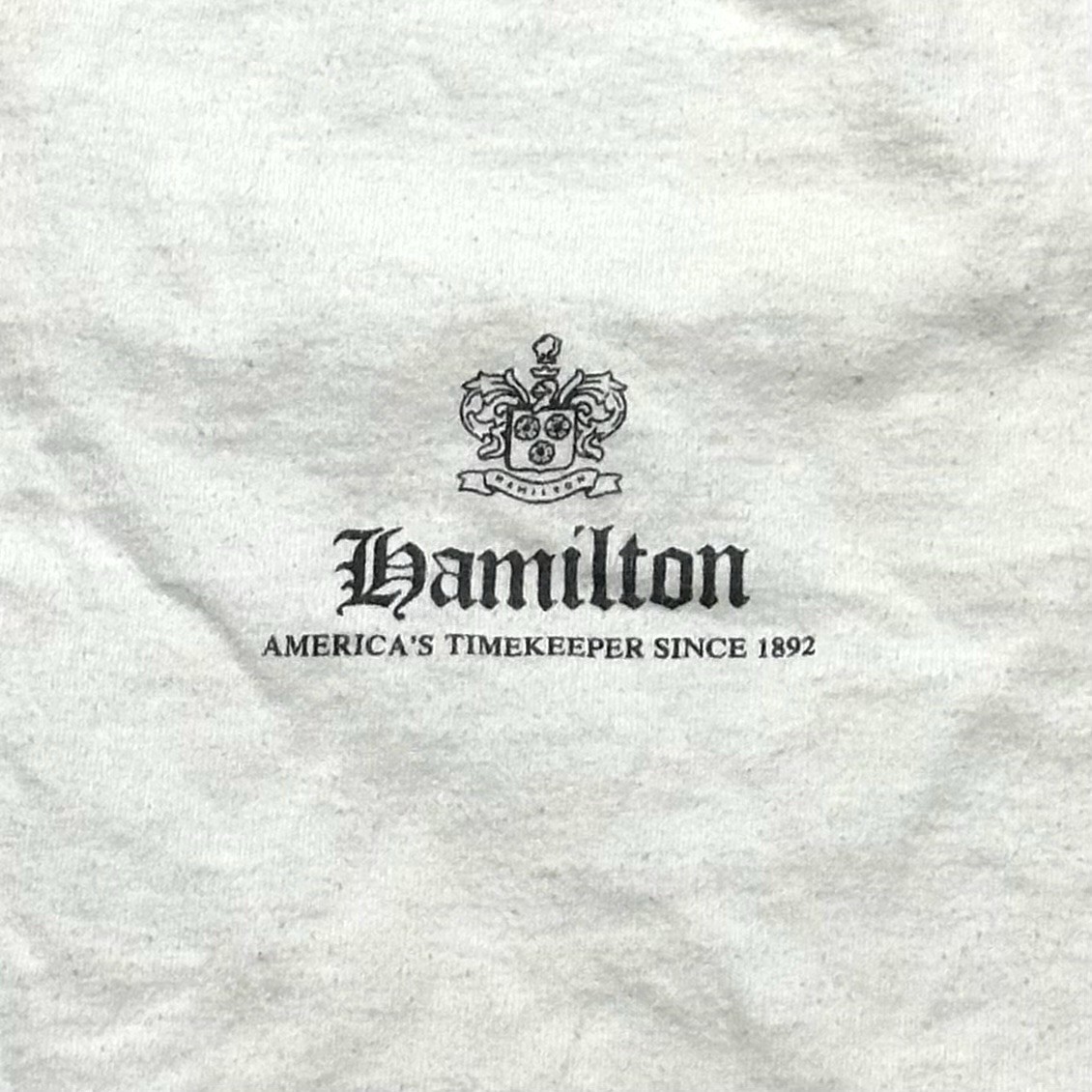 Vintage Hamilton Americas Timekeeper Shirt XL Wristwatch Promo Watch S/S Tee USA gallery
