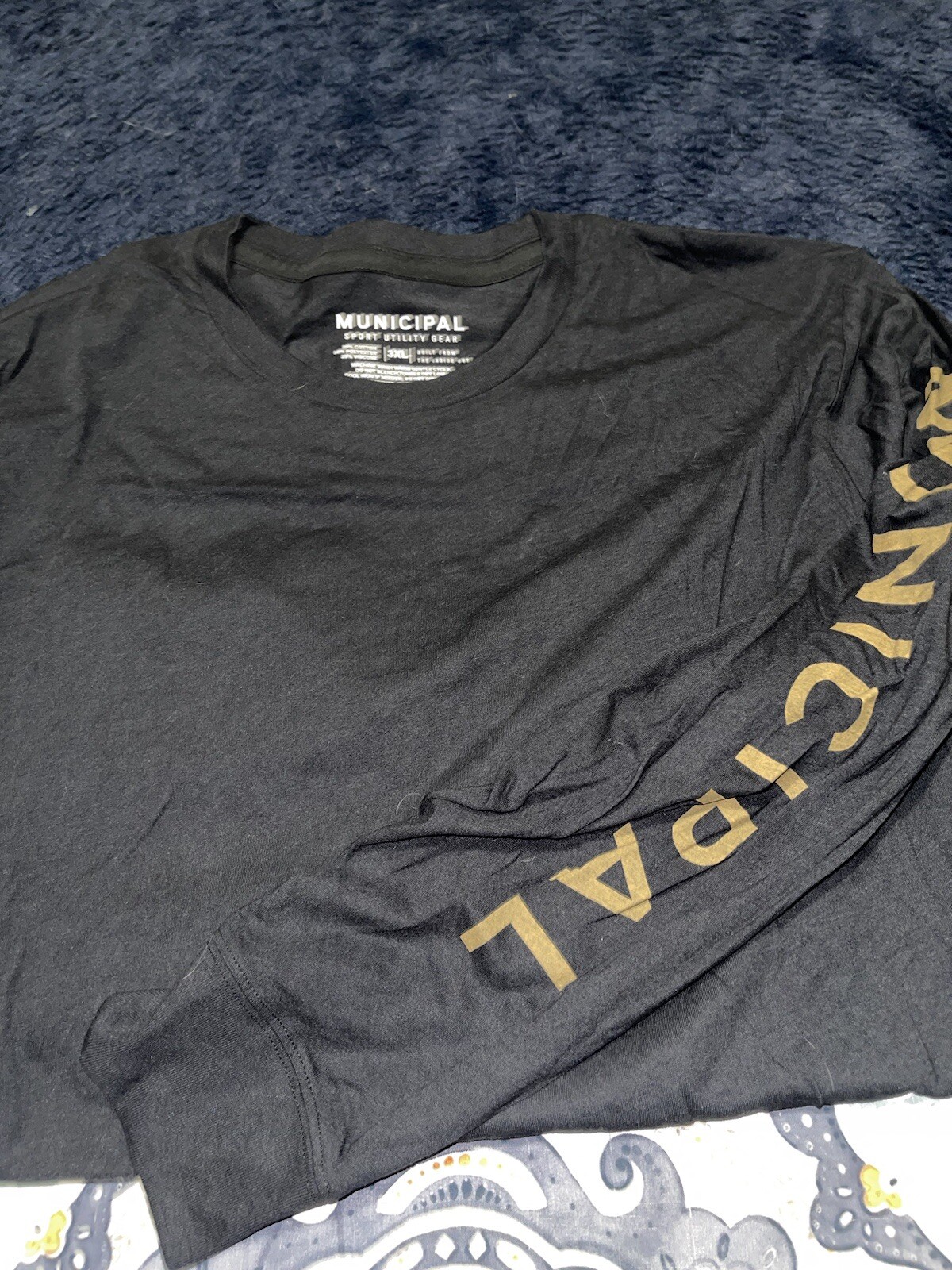 Municipal Sport Utility Gear Armband Superblend LS T-Shirt 3XL $58 Black gallery