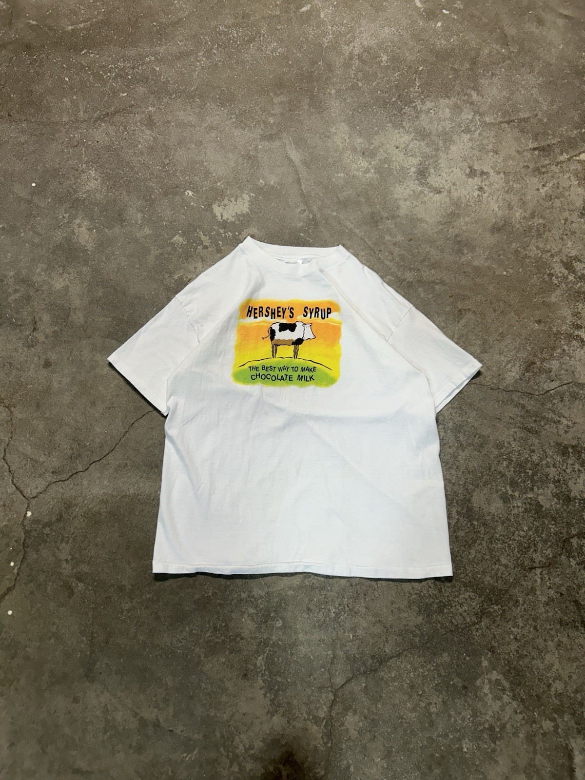 1993 Hersheys Chocolate Syrup Promo Tee Size XL gallery