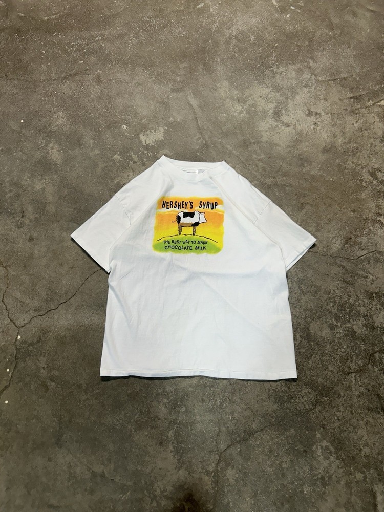 1993 Hersheys Chocolate Syrup Promo Tee Size XL