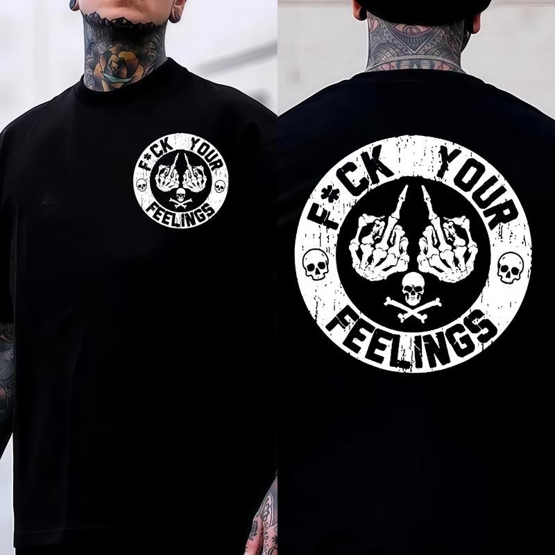 Your Feelings Skull Tee - Bold Statement Graphic T-shirt gallery