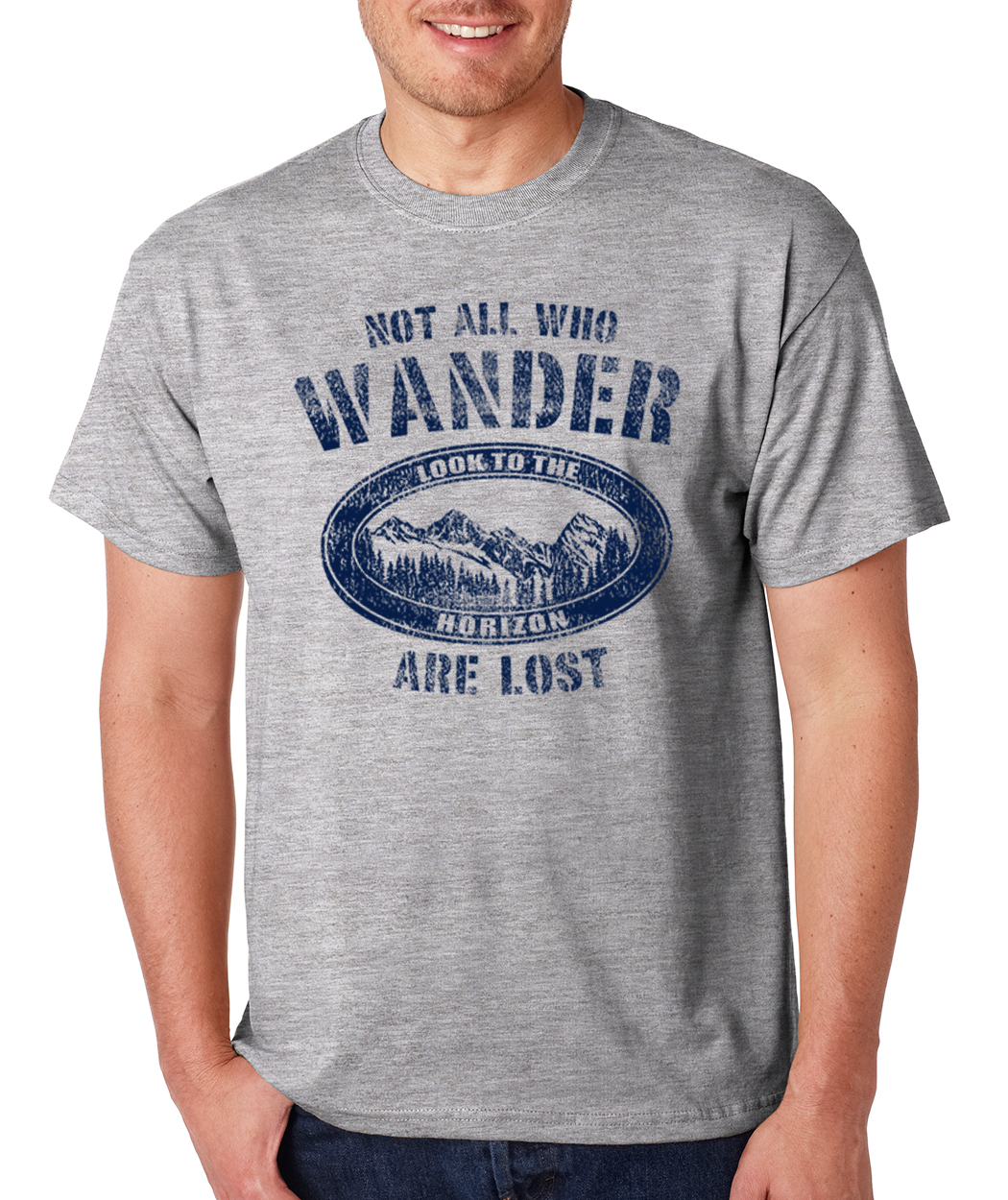 NOT ALL WHO WANDER ARE LOST camping outdoors funny camp lifestyle summer T-Shirt