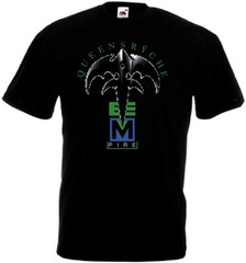 Queensrÿche Empire v2 T shirt graphite navy black heavy metal all sizes S-5XL