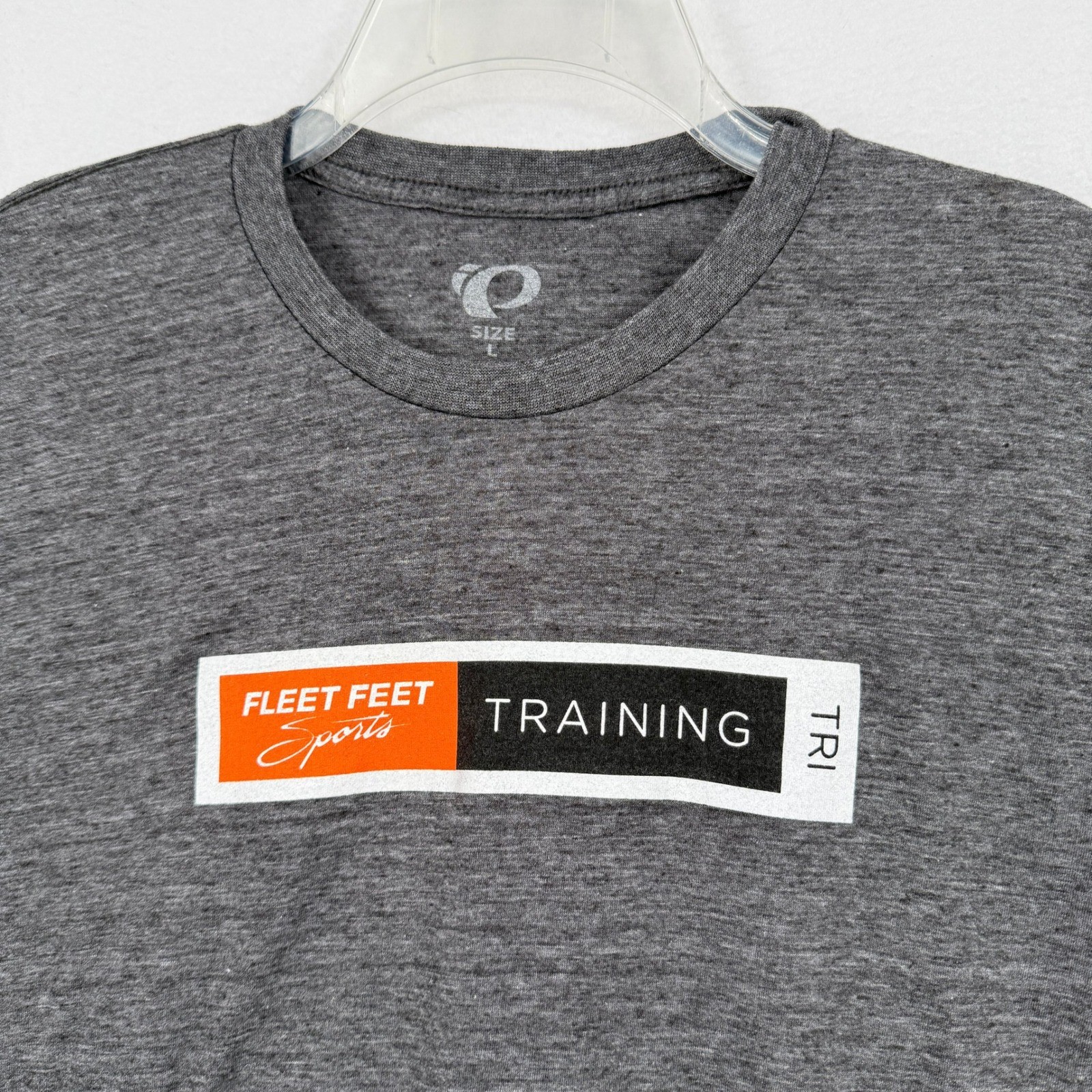 Pearl Izumi T-Shirt Mens Large Gray Fleet Feet Training Swim Bike Run Triathlon gallery